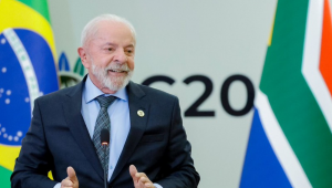 Presidente Lula durante entrevista coletiva concedida à imprensa presente na Cúpula de Líderes do G20