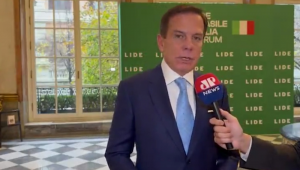 Ex-governador de São Paulo, João Doria, comenta a situação jurídica do ex-presidente da República, Jair Bolsonaro, em entrevista concedida à Jovem Pan