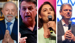 Pesquisa Gerp revela que Bolsonaro, Michelle e Tarcísio aparecem numericamente à frente do presidente Lula