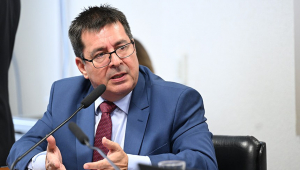 Diretor de Inteligência da PF, Leandro Almada da Costa fala à CPI do Crime Organizado Geraldo Magela/Agência Senado Fonte: Agência Senado