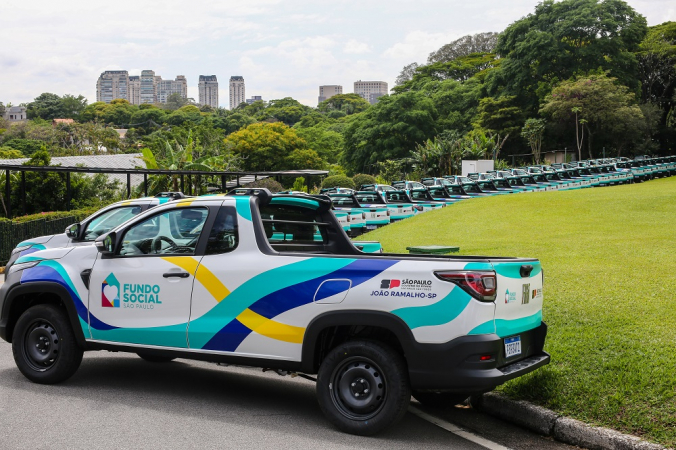 O Governo de São Paulo, por meio do Fundo Social do Estado, entregou 200 veículos a municípios do interior com menos de 6 mil habitantes