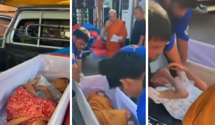 ​Mulher dada como morta acorda momentos antes de ser cremada na Tailândia