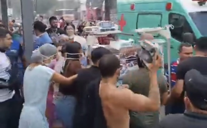 Incêndio em hospital em fortaleza