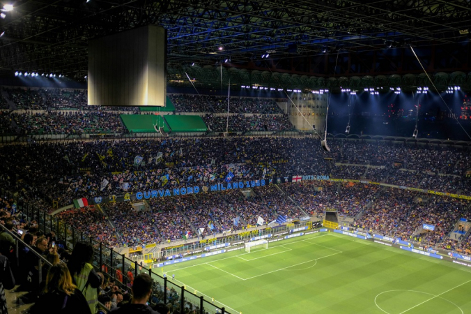 Estádio San Siro, em Milão, na Itália