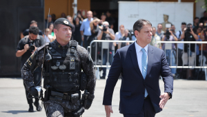 Tarcíuio de Freitas participa Solenidade do 134° Aniversário do 1° Batalhão Tobias de Aguiar.