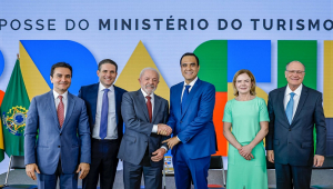 Cerimônia de transmissão de cargo e posse do Ministro do Turismo, Gustavo Feliciano