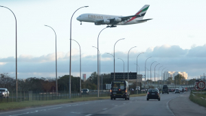 Movimento no Aeroporto de Guarulhos.