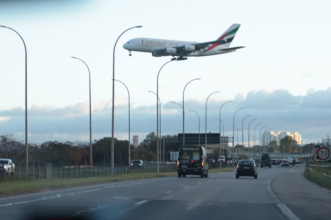 Movimento no Aeroporto de Guarulhos.