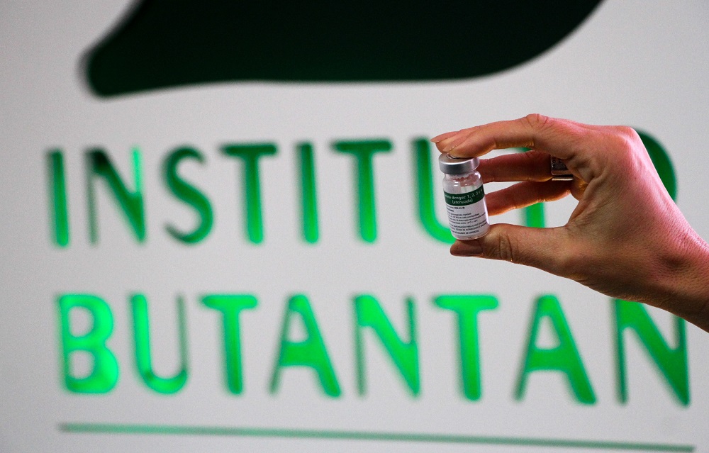 Coletiva de anúncio da aprovação da vacina Butantan-DV, novo imunizante em dose única desenvolvido pelo Instituto Butantan