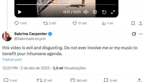 Sabrina Carpenter critica governo de Donald Trump, após a Casa Branca utilizar a música 'Juno' em uma peça de propaganda anti-imigração