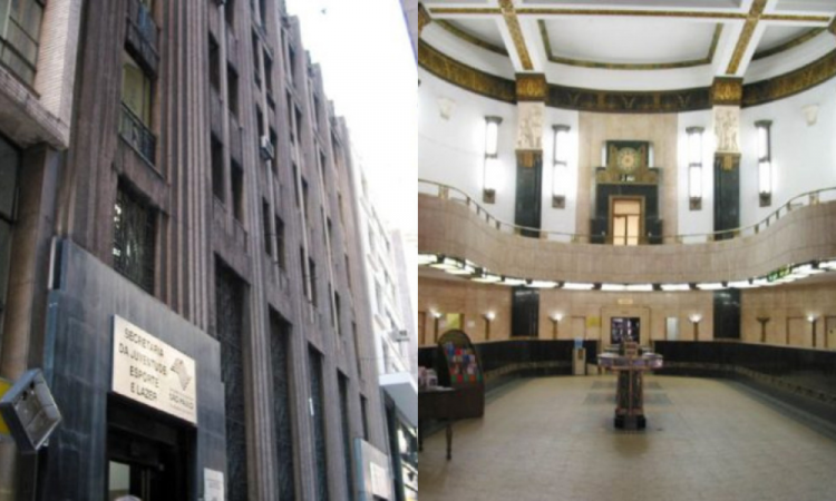 Edifício do antigo Banco de São Paulo, um dos prédios na mira do Governo de São Paulo