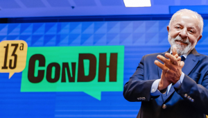 Presidente Lula durante a 13ª Conferência Nacional dos Direitos Humanos, no Centro Internacional de Convenções do Brasil (CICB), em Brasília