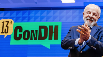 Presidente Lula durante a 13ª Conferência Nacional dos Direitos Humanos, no Centro Internacional de Convenções do Brasil (CICB), em Brasília