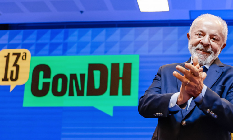 Presidente Lula durante a 13ª Conferência Nacional dos Direitos Humanos, no Centro Internacional de Convenções do Brasil (CICB), em Brasília