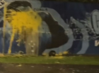 Imagem de Gabigol no CT do Cruzeiro é vandalizada após eliminação na Copa do Brasil