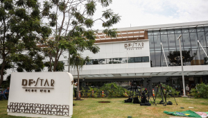 Fachada do hospital DF Star, onde Jair Bolsonaro está internado