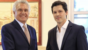 Ronaldo Caiado e Daniel Vilela (Foto: Divulgação)