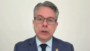 O senador Alessandro Vieira (MDB-SE), relator do Projeto Antifacção no Senado, concedeu entrevista ao Jornal da Manhã, da Jovem Pan