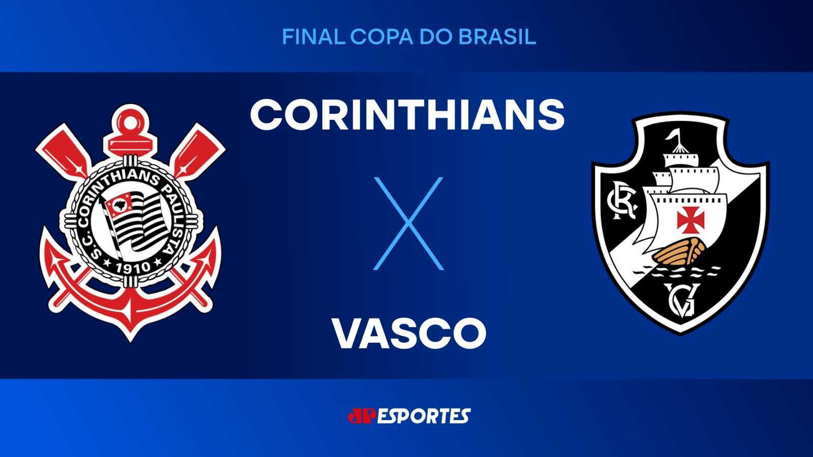 Corinthians x Vasco: transmissão Jovem Pan ao vivo
