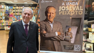 Joseval Peixoto no lançamento de sua autobiografia em São Paulo