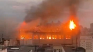 Incêndio no Colégio Marista, na cidade gaúcha de Santa Maria