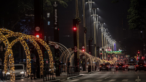 Decoração de Natal na Avenida Paulista