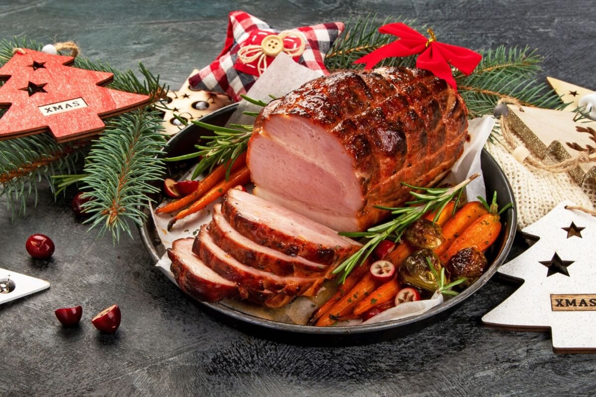 Tender de Ano-Novo com laranja e melaço 