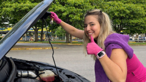 Vittória Gabriela lançou aplicativo para ajudar mulheres na manutenção de carros