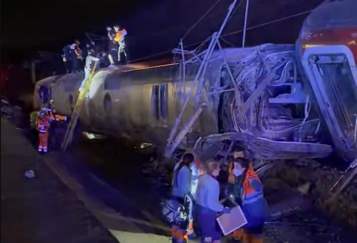 ​Acidente entre trens na Espanha deixa 21 mortos e 70 feridos