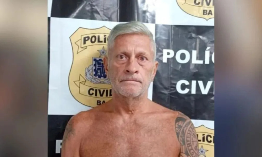 Sérgio Nahas, preso pela Polícia Militar da Bahia