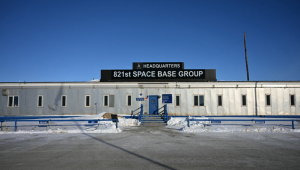 Base Espacial Pituffik, das Forças Armadas dos EUA, na Groenlândia, onde o vice-presidente americano JD Vance visitou em 28 de março do ano passado