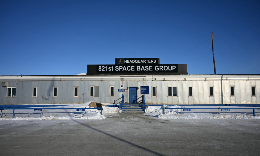 Base Espacial Pituffik, das Forças Armadas dos EUA, na Groenlândia, onde o vice-presidente americano JD Vance visitou em 28 de março do ano passado