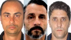 Marcio Serapião de Oliveira, vulgo Velhote ou MC, Fernando Alberto Ribeiro Teixeira, vulto Azul ou Careca, e Manoel Alberto Ribeiro Teixeira, vulgo Manezinho ou Manoelzinho, suspeitos de mandar matar Ruy Ferraz Fontes