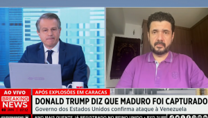 O professor de Relações Internacionais Danilo PorfÍrio afirmou que o ataque dos Estados Unidos à Venezuela segue um padrão histórico de intervenções e se insere no que ele chama de “Doutrina Trump”. Segundo o especialista, a ação busca reforçar a primazia dos EUA no continente americano, enviar um recado a potências como China e Rússia e garantir controle sobre recursos estratégicos, como o petróleo.