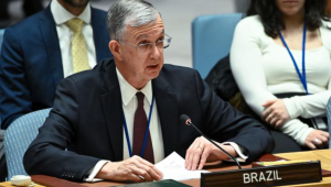Durante a reunião de emergência do Conselho de Segurança das Nações Unidas (ONU) nesta segunda-feira (5), o embaixador Sérgio França Danese disse que a paz na América do Sul está em risco