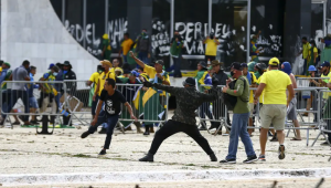 Manifestantes invadem Congresso, STF e Palácio do Planalto. Marcelo Camargo/Agência Brasil