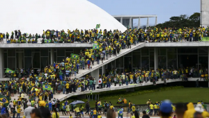 Manifestantes invadem Congresso, STF e Palácio do Planalto. Marcelo Camargo/Agência Brasil