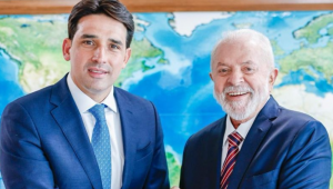 Ministro de Portos e Aeroportos, Silvio Costa Filho reúne-se com o presidente da República, Luiz Inácio Lula da Silva - Foto: Ricardo Stuckert