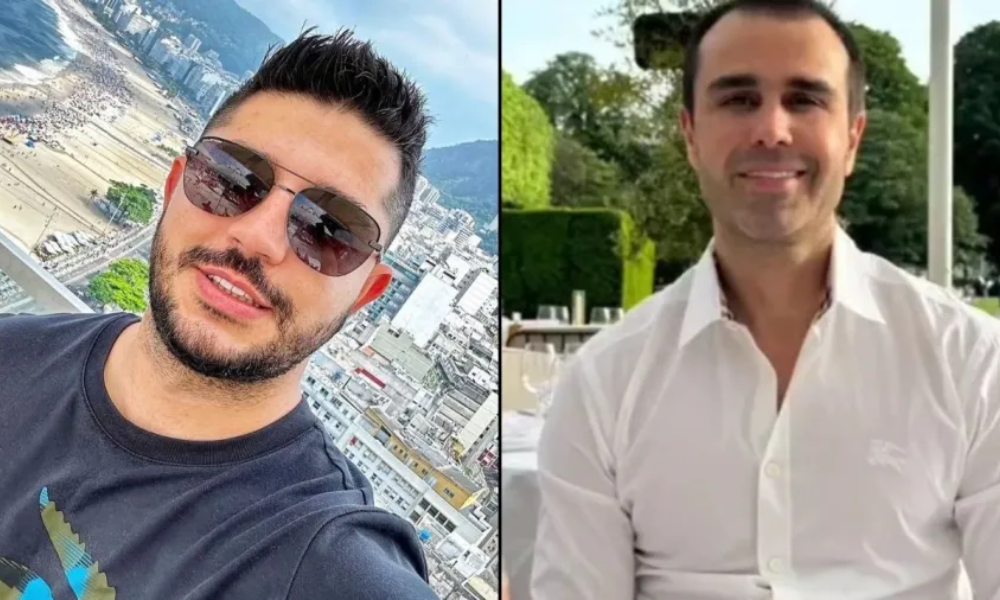 Médicos Vinícius dos Santos Oliveira (à esq), 35 anos e Luís Roberto Pellegrini Gomes, de 43 anos, foram mortos a tiros em Barueri 