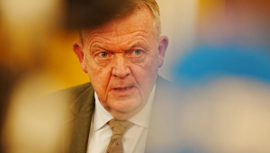 O ministro das Relações Exteriores da Dinamarca, Lars Løkke Rasmussen