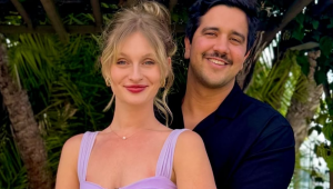 A norte-americana Hannah Silveira, e o brasileiro Matheus Silveira preso por agentes de imigração dos EUA (ICE)