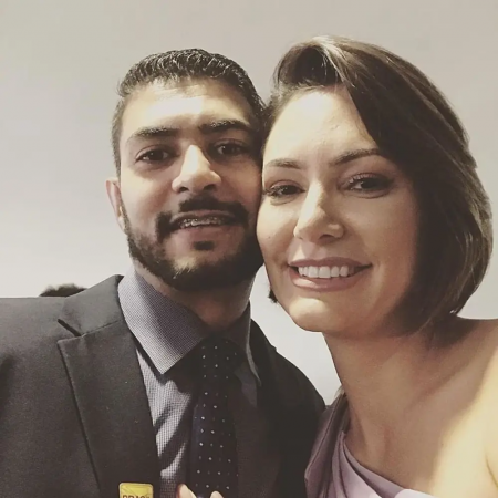 Diego Torres e Michelle Bolsonaro