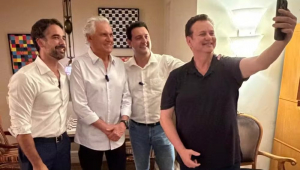 Kassab com governadores Eduardo Leite, Roberto Caiado e Ratinho Jr.