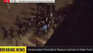 nicolas maduro escoltado