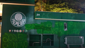 Palmeiras muro
