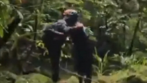 Bombeiros achando ciclistas