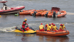 Entre os dias 26 e 28 de dezembro, foram registradas 49 ocorrências de afogamento. Foto: Divulgação/Governo de SP