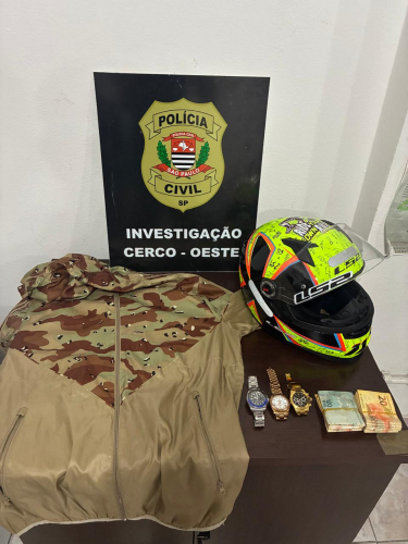 Materials seized from suspect's home
