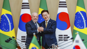 23.02.2026 - Presidente da República, Luiz Inácio Lula da Silva, durante reunião privada com o Presidente da República da Coreia Local: Cheong Wa Dae Foto: Ricardo Stuckert/PR