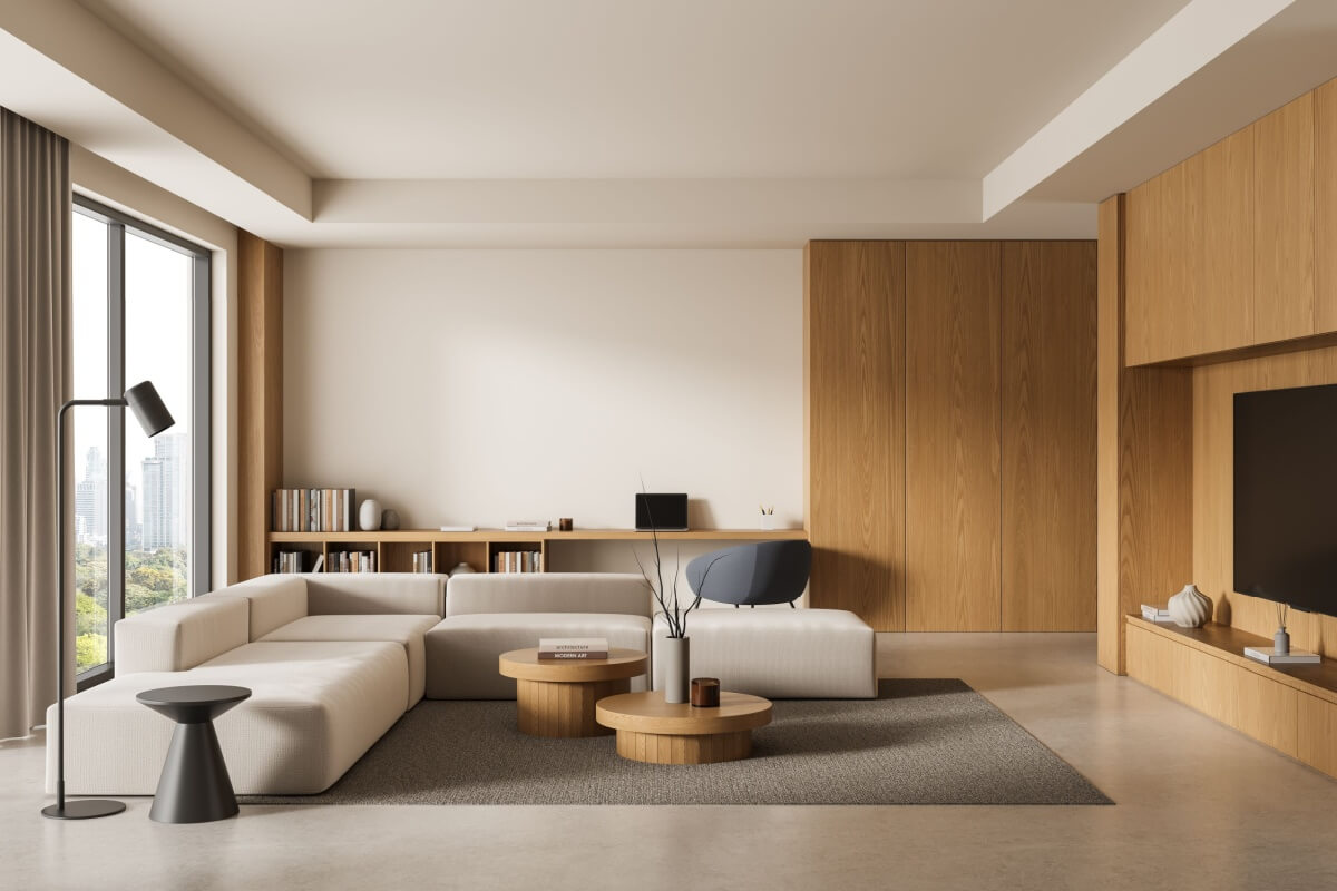 A madeira ajuda a transformar os ambientes com clareza e equilíbrio 